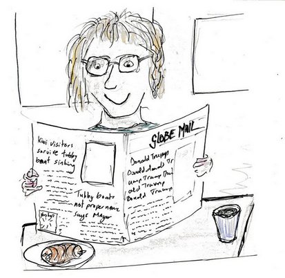 SMH07 Jan reads the Tubby Boat news , Vancouver